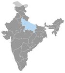 Inde • |0550/0620| • dynastie Kalachuris du Nord: carte